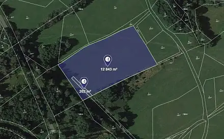 Prodej louky 12 944 m², Chuchelna, okres Semily