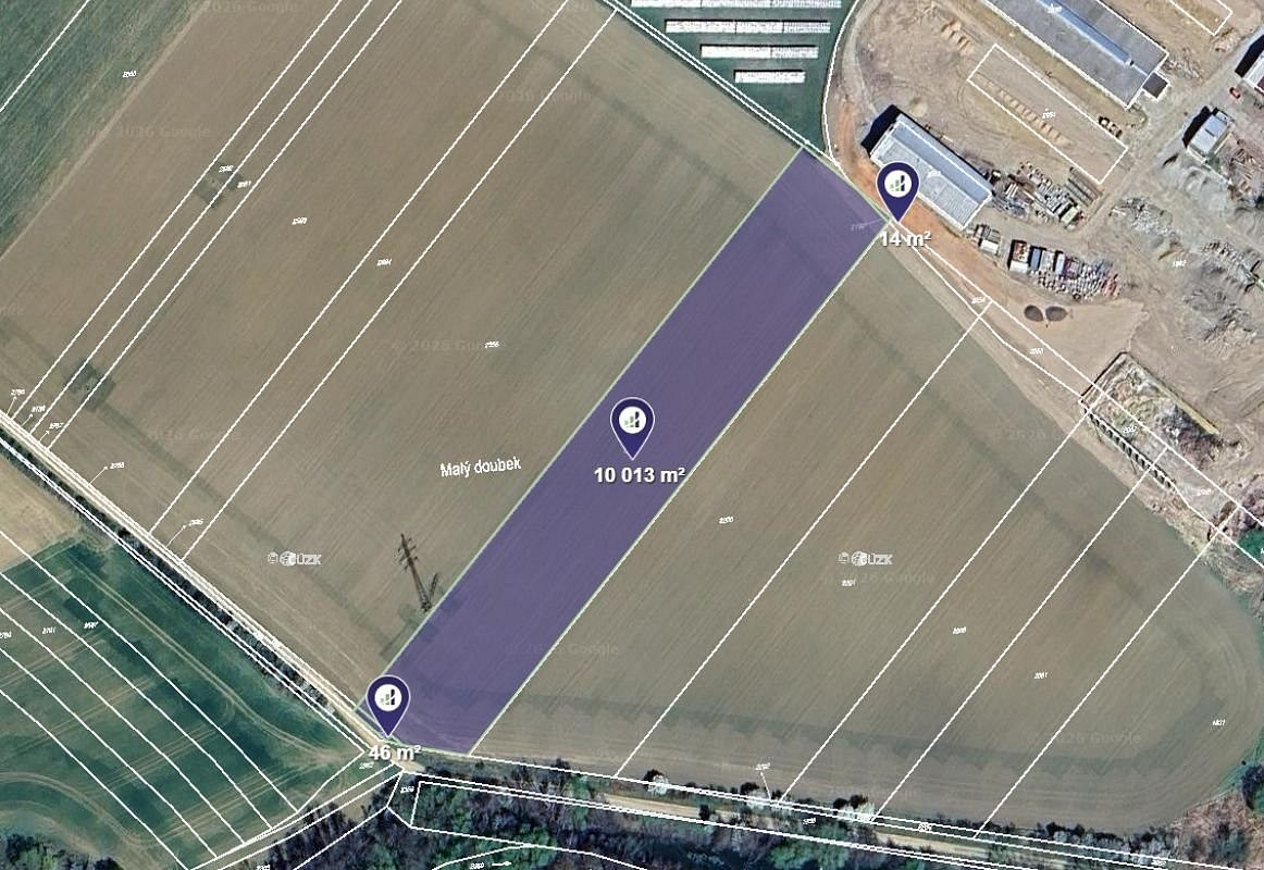 Prodej pole 5 037 m²