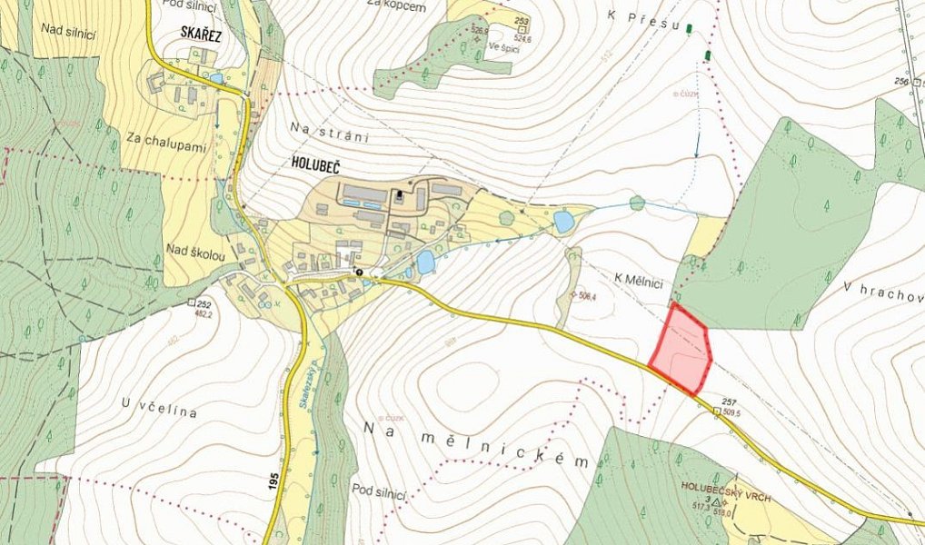 Prodej pole 8 875 m², Hostouň – náhled fotky 2