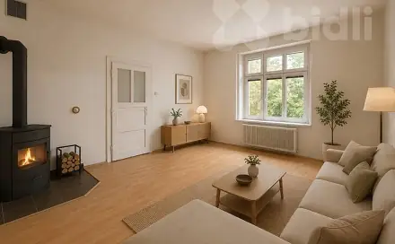 Prodej bytu 2+1 66 m², Nádražní, Nelahozeves - Hleďsebe 1.díl, okres Mělník