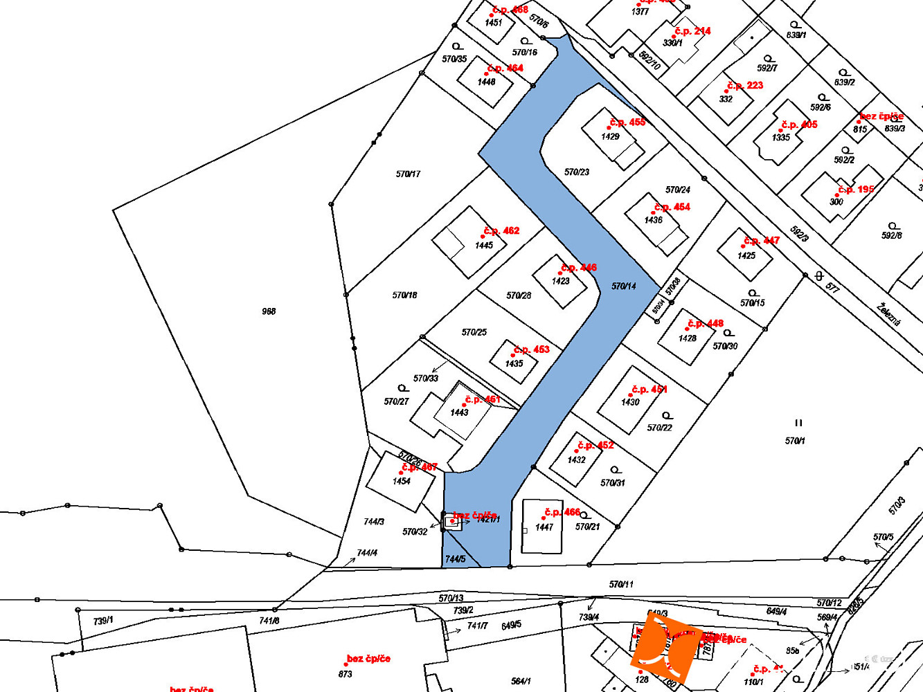 Prodej pozemku 1 742 m² – fotografie 2