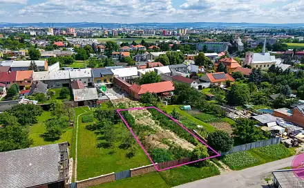 Prodej stavebního pozemku 750 m², Olomouc - Slavonín
