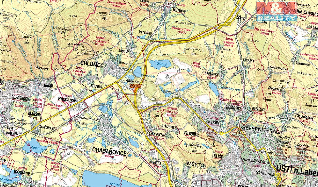 Prodej louky 6 389 m², Ústí nad Labem – náhled fotky 3