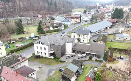 Prodej nájemního domu, činžáku 1 380 m², Hlavní, Hanušovice, okres Šumperk