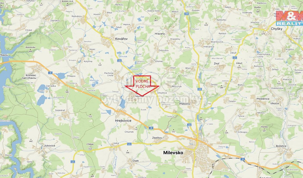 Prodej vodní plochy 1 618 m², Hrejkovice – náhled fotky 4