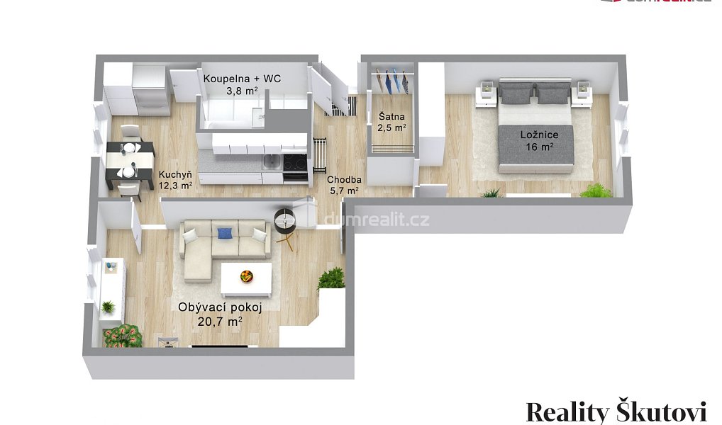 Prodej bytu 2+1 61 m², Ústí nad Labem – náhled fotky 6