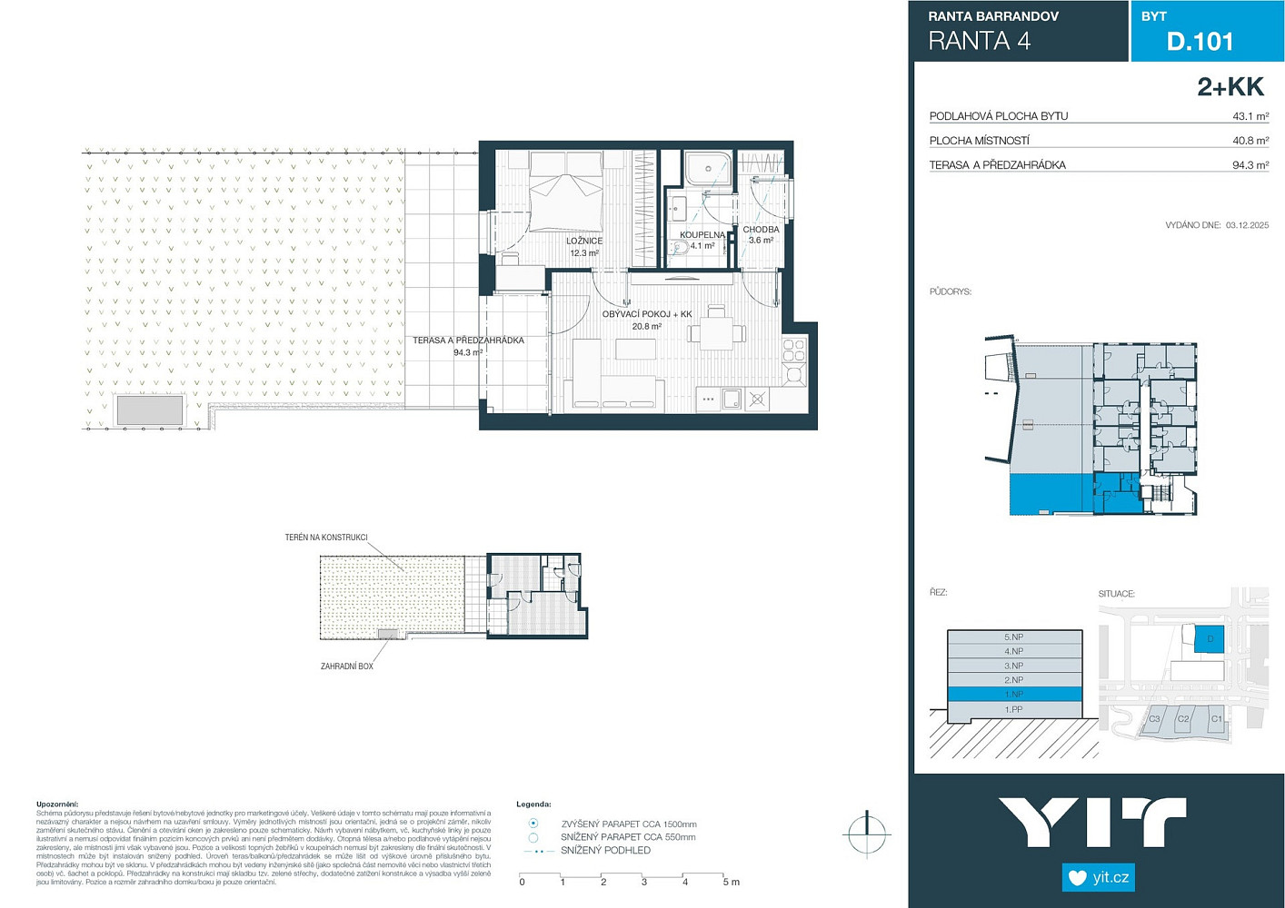 Prodej bytu 2+kk 41 m² – fotografie 2