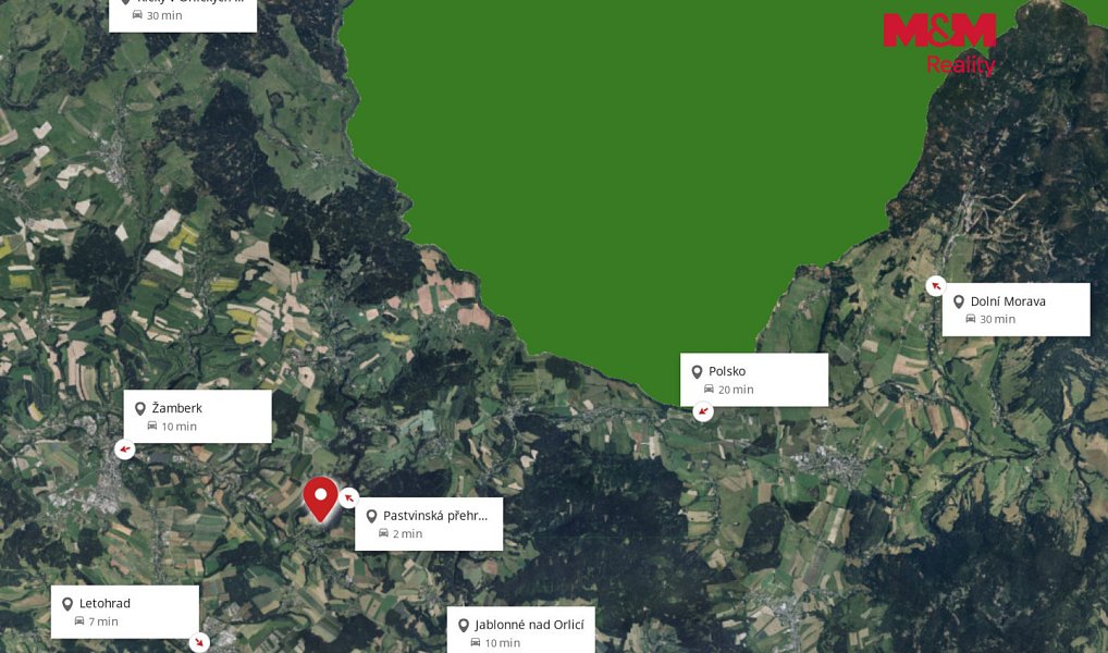 Prodej stavebního pozemku 994 m², Nekoř – náhled fotky 5