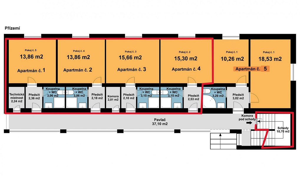 Prodej bytu 1+kk 22 m², Dolní Dunajovice – náhled fotky 16