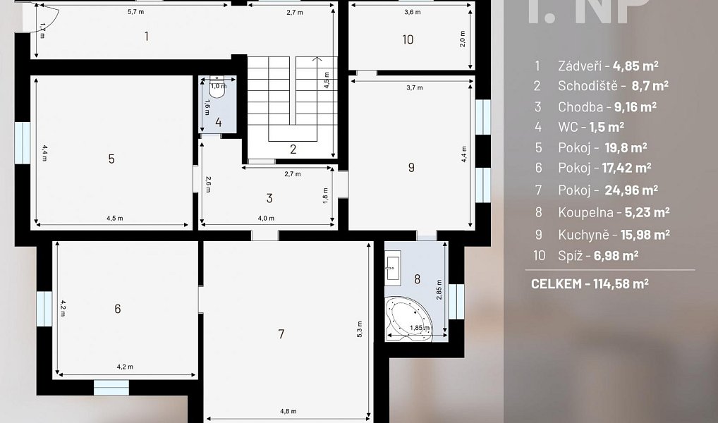 Prodej domu 343 m² s pozemkem 744 m², Litoměřice – náhled fotky 27