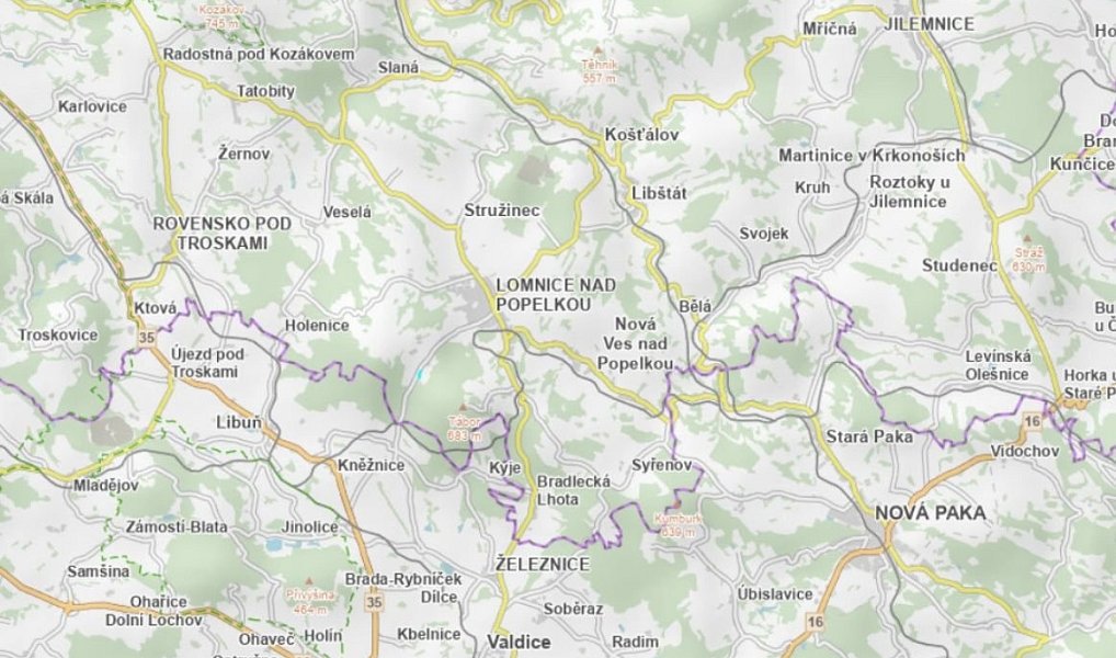 Prodej pole 2 869 m², Lomnice nad Popelkou – náhled fotky 3