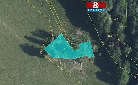 Prodej louky 545 m², Cvikov - Trávník, okres Česká Lípa