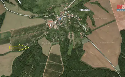 Prodej lesa 2 921 m², Tuchořice, okres Louny