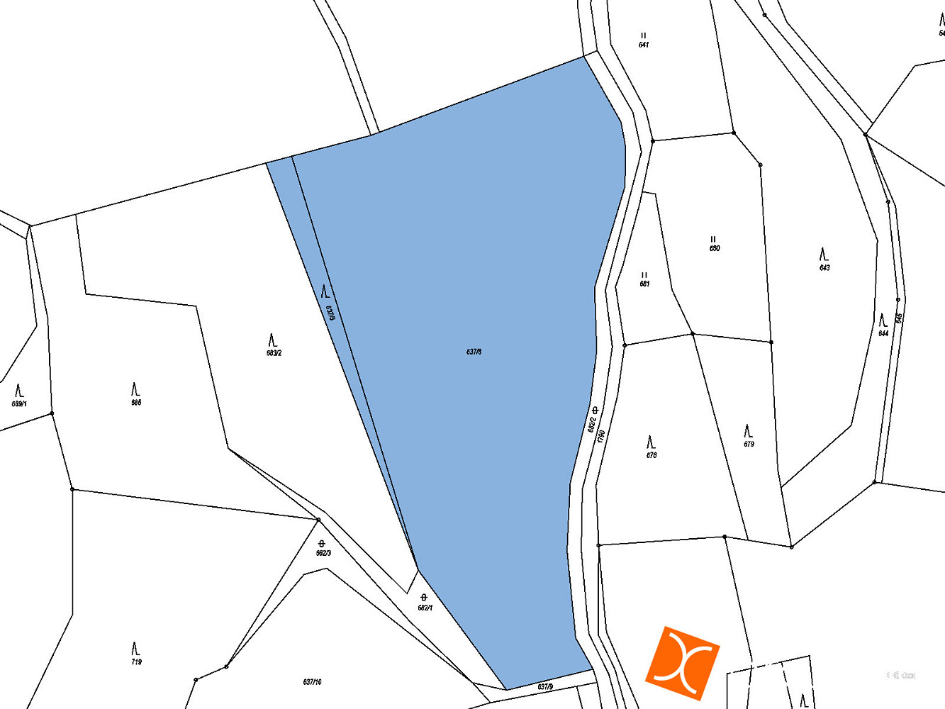 Prodej pole 1 719 m² — photo 2