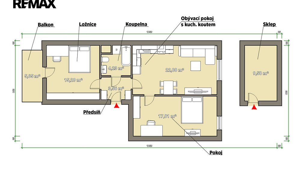 Prodej bytu 3+kk 65 m², Plzeň – náhled fotky 21