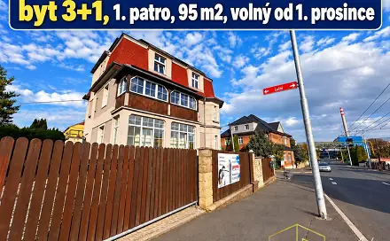 Pronájem bytu 3+1 95 m², Sklářská, Teplice - Řetenice