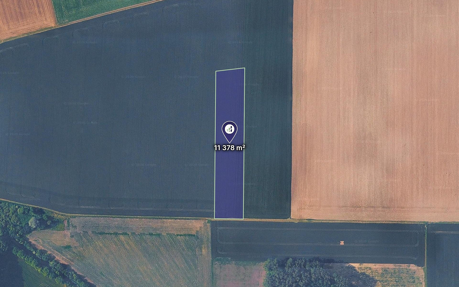 Prodej pole 1 264 m²