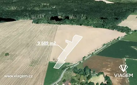 Prodej pole 4 844 m², Tučapy, okres Tábor