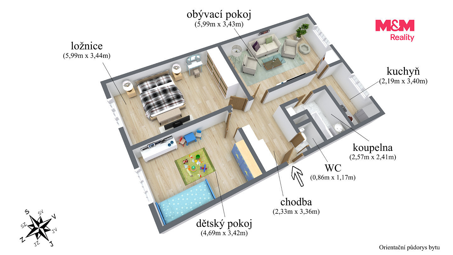Prodej bytu 3+1 80 m² — photo 4