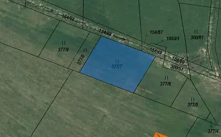 Prodej pozemku 491 m², Hlasivo, okres Tábor