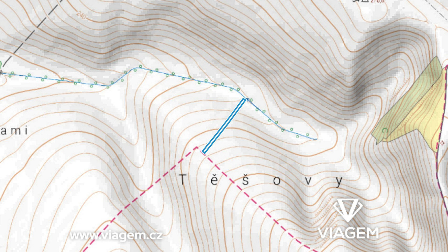Prodej pole 826 m² – fotografie 3