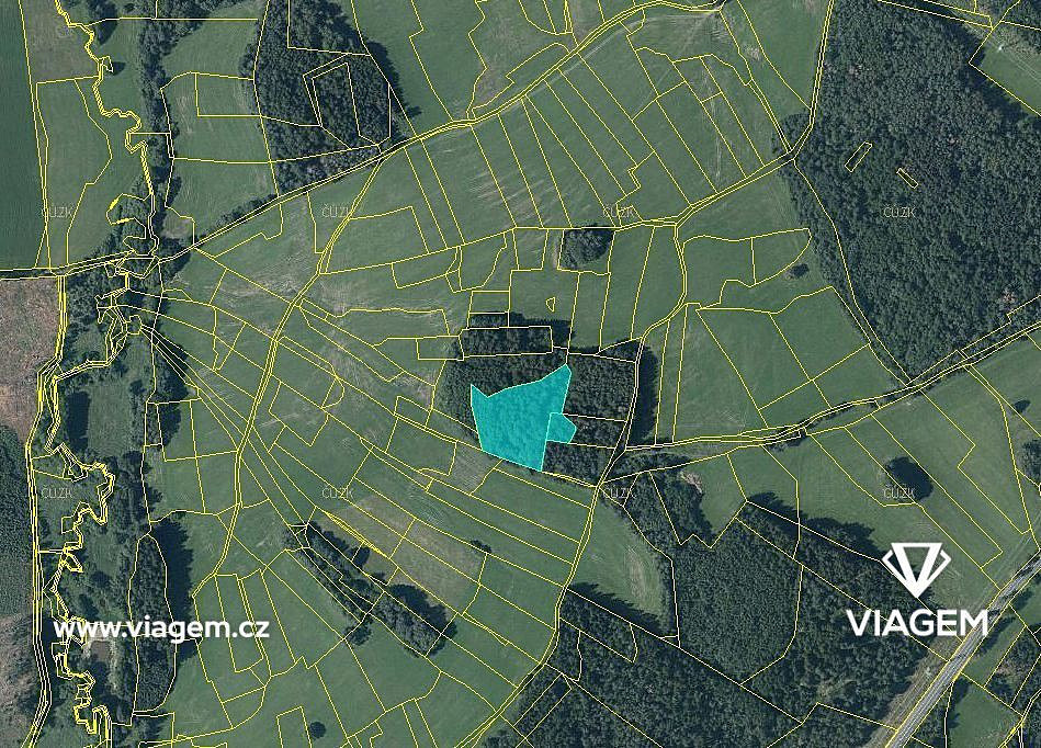 Les 6 995 m², Podíl 20 % o výměře 1 399 m² – pohled 2