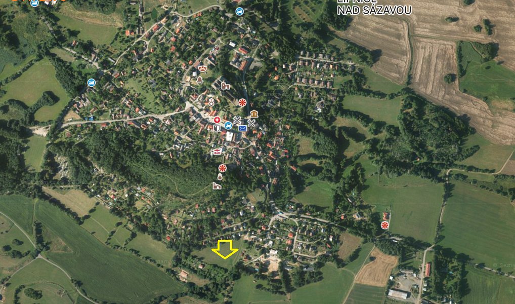 Prodej stavebního pozemku 1 634 m², Lipnice nad Sázavou – náhled fotky 8
