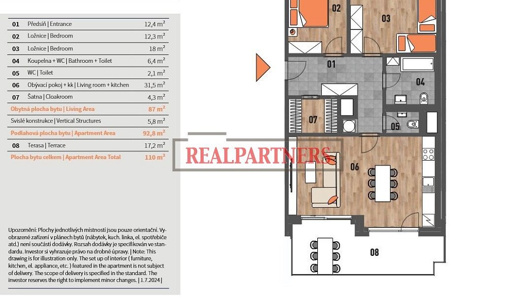 Prodej bytu 3+kk 110 m², Praha – náhled fotky 2