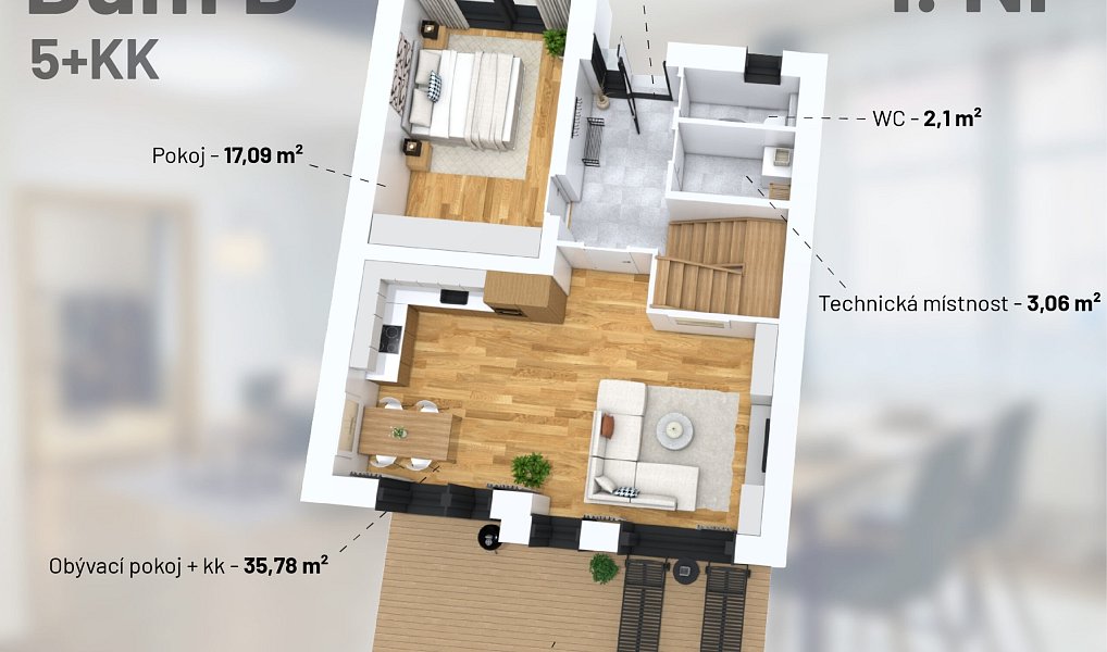 Prodej domu 135 m² s pozemkem 200 m², Bašť – náhled fotky 10