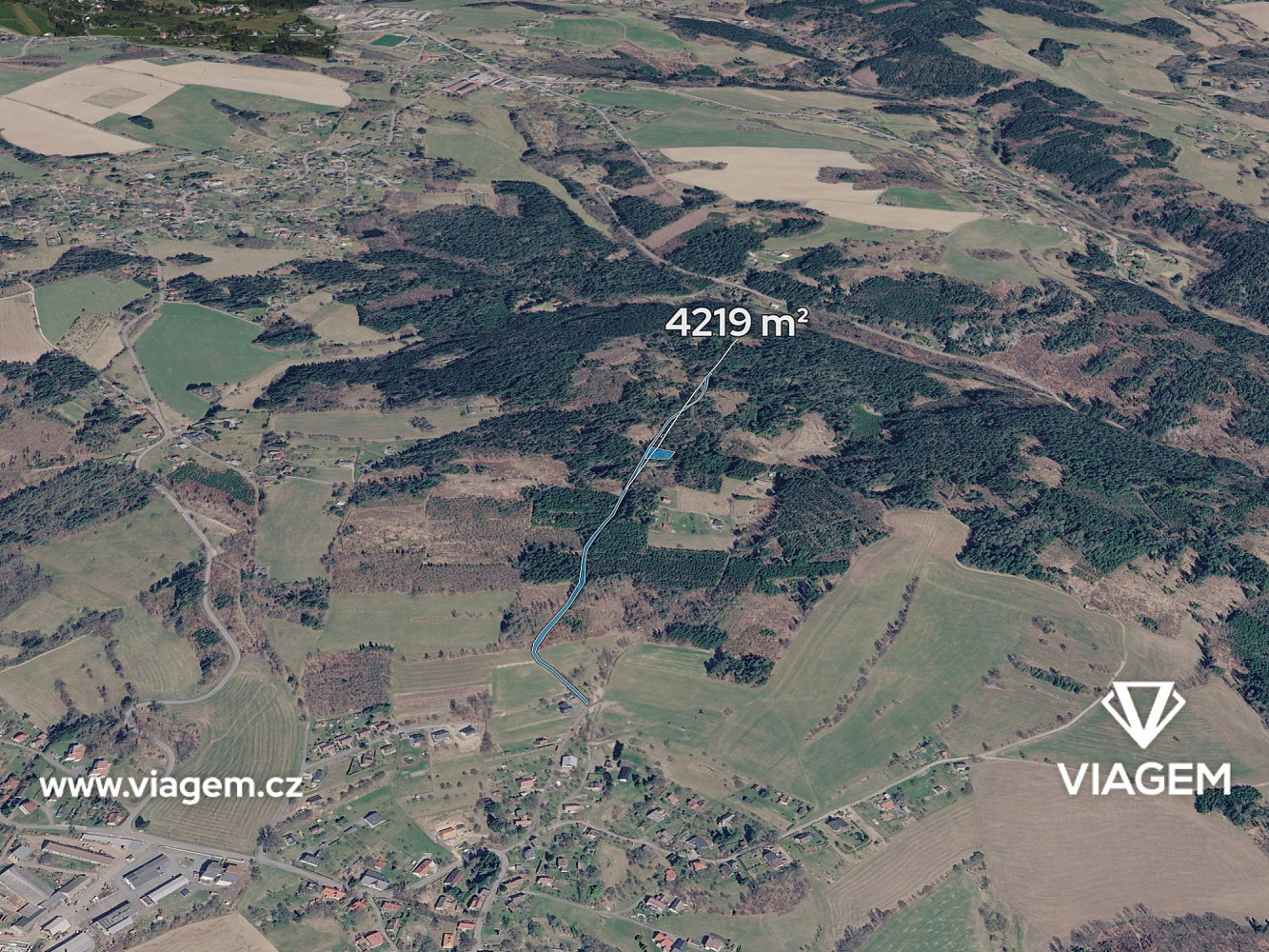 Prodej lesa 881 m²