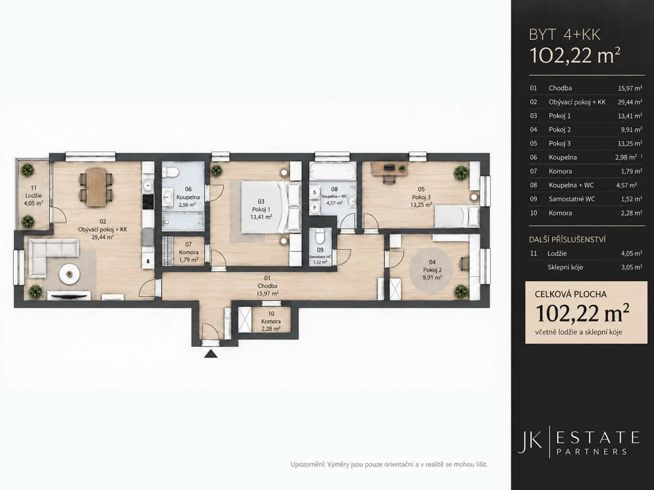 Prodej bytu 4+kk 95 m² – fotografie 4