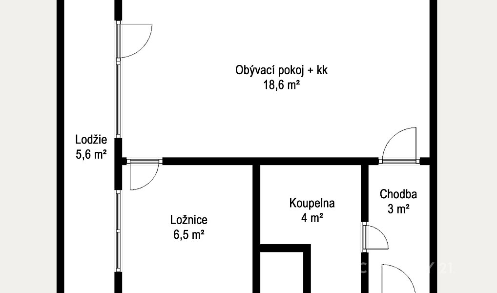 Pronájem bytu 2+kk 35 m², Most – náhled fotky 12