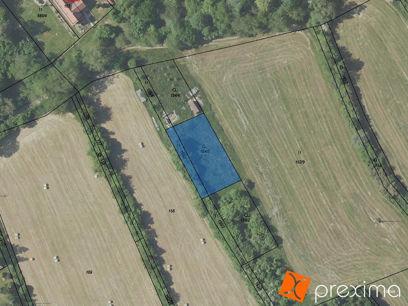 Prodej zahrady 865 m²