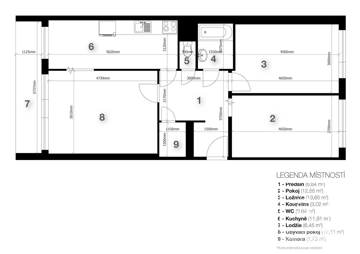 Prodej bytu 3+1 79 m² — photo 3