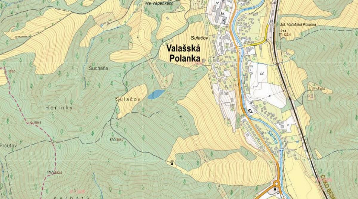 Prodej lesa 2 906 m² – pohled 2
