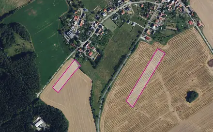 Prodej pole 21 531 m², Vavřinec - Veselice, okres Blansko