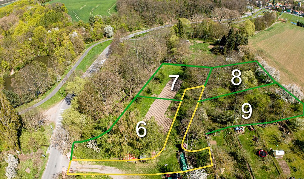 Prodej stavebního pozemku 1 265 m², Tuklaty – náhled fotky 5