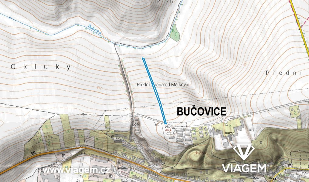Prodej pole 1 207 m², Bučovice – náhled fotky 3