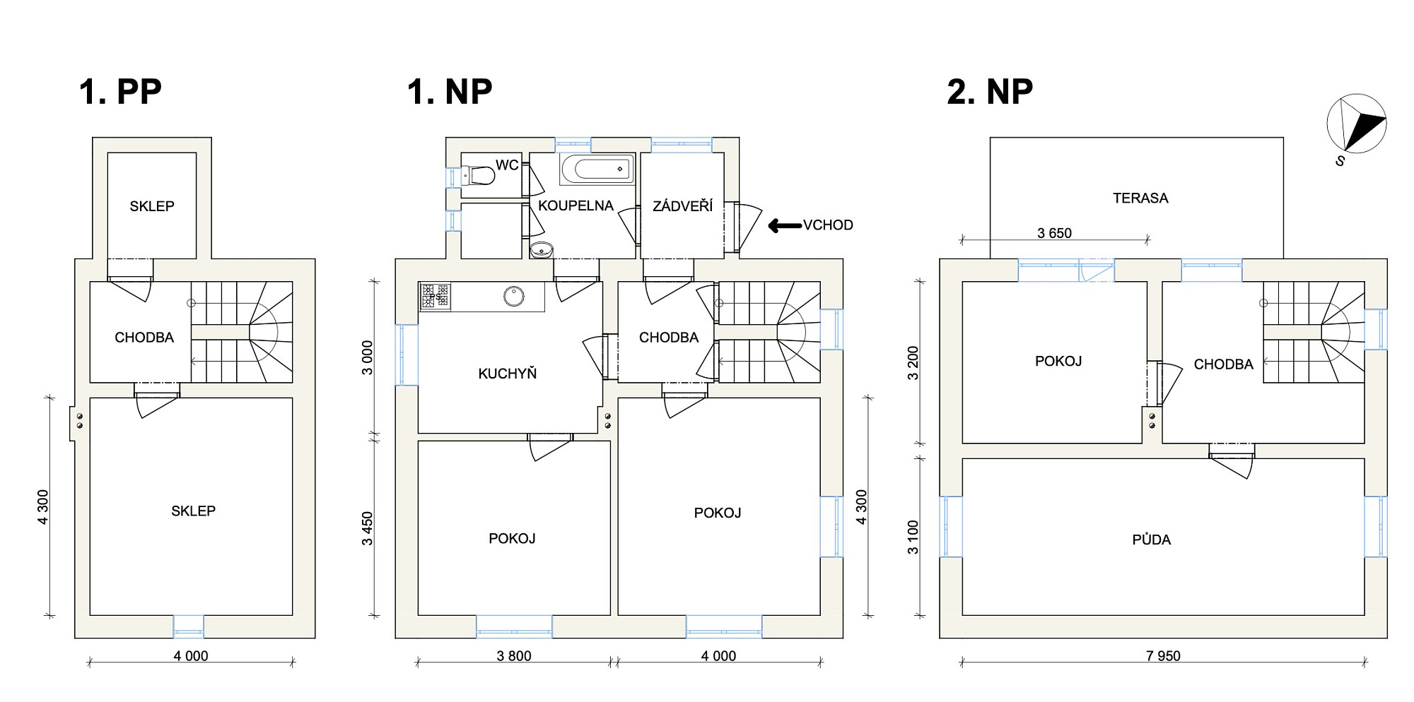 3+1 House in Havířov, Havířov-Bludovice, Podlesí – pohled 3