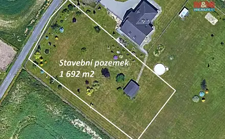 Prodej stavebního pozemku 1 692 m², Klimkovice, okres Ostrava-město