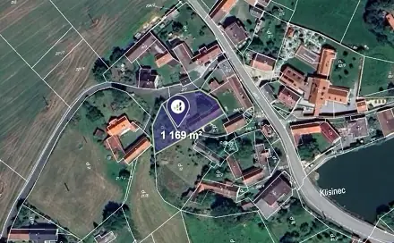 Prodej stavebního pozemku 438 m², Hrazany, okres Písek