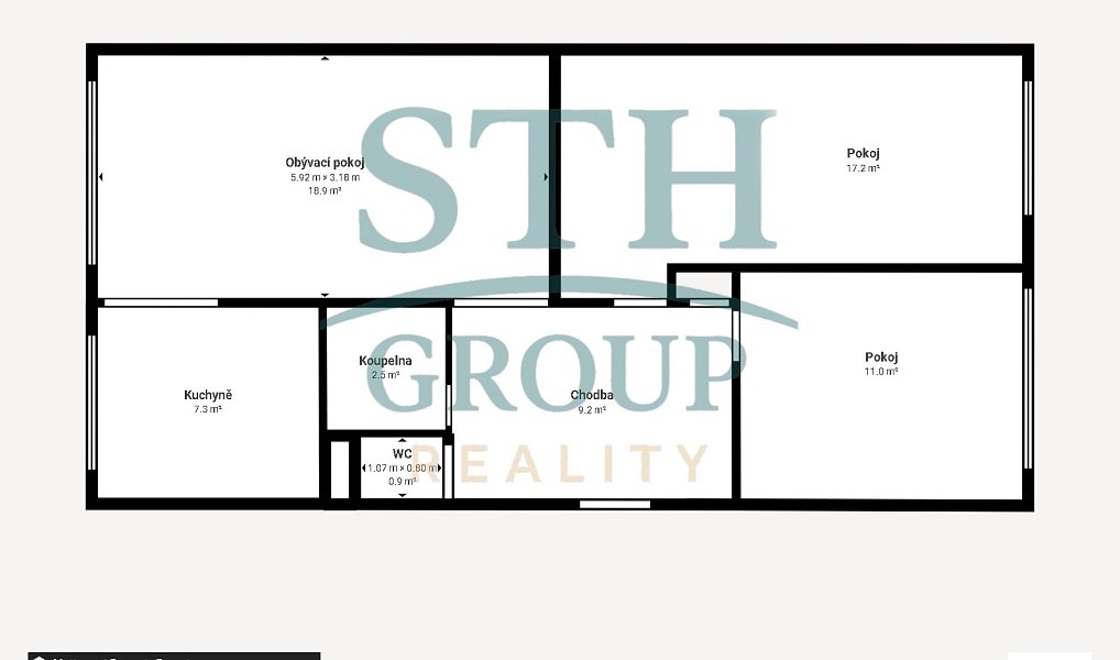 Prodej bytu 3+1 70 m², Most – náhled fotky 6