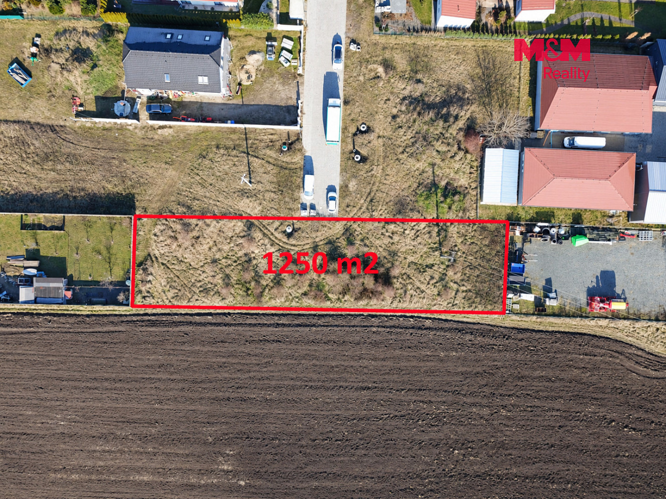 Prodej stavebního pozemku 1 250 m² – fotografie 2