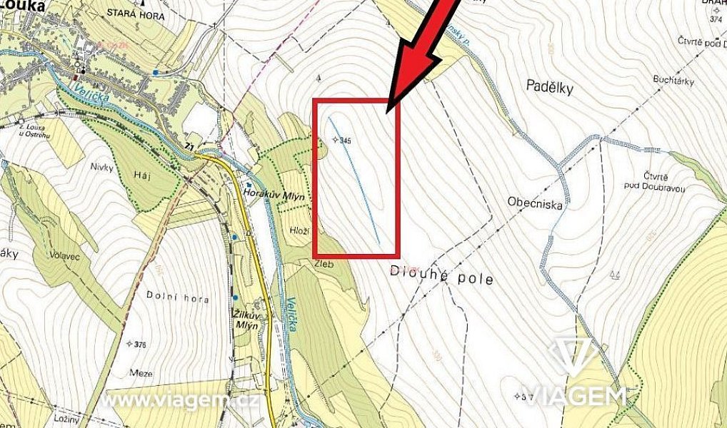 Prodej pole 4 850 m², Velká nad Veličkou – náhled fotky 3