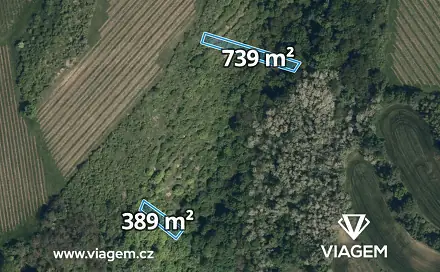 Prodej pole 749 m², Újezdec, okres Uherské Hradiště