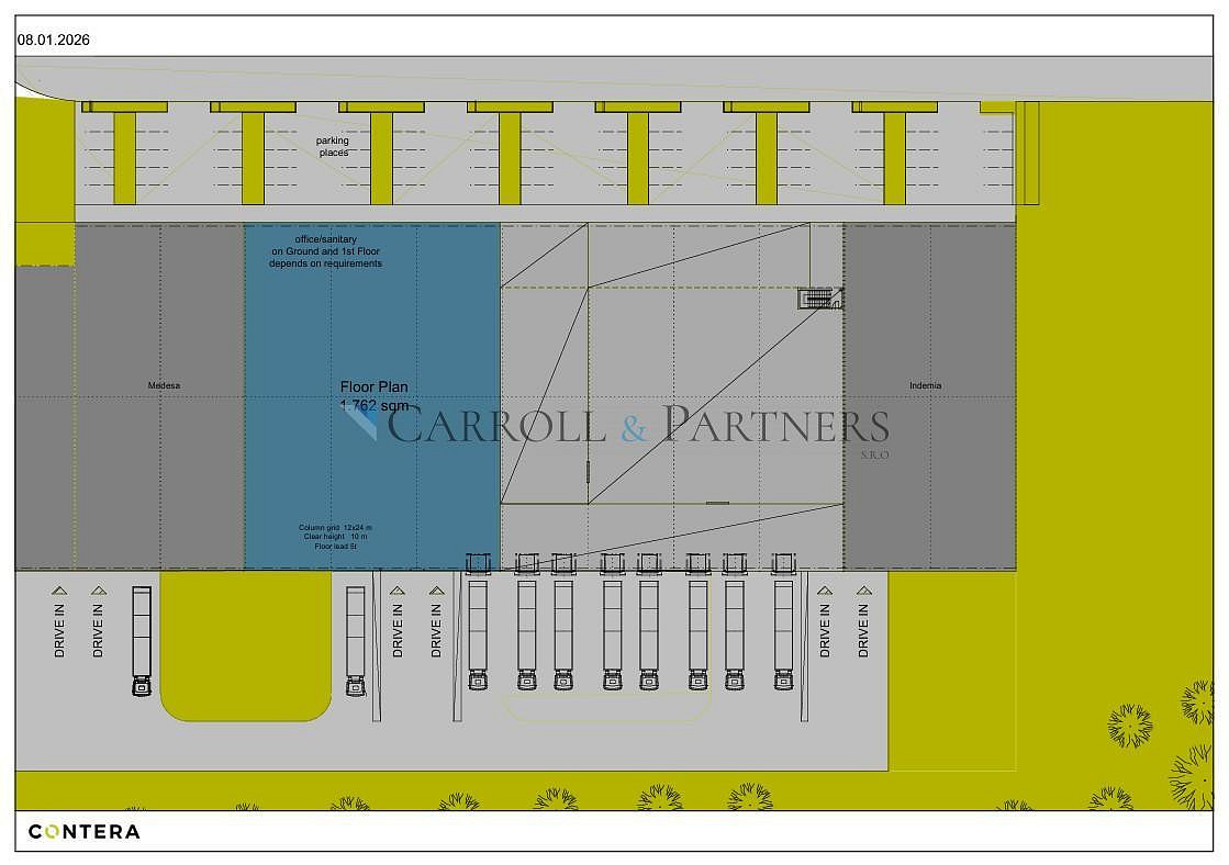 Pronájem skladovacích prostor 4 100 m² – pohled 6