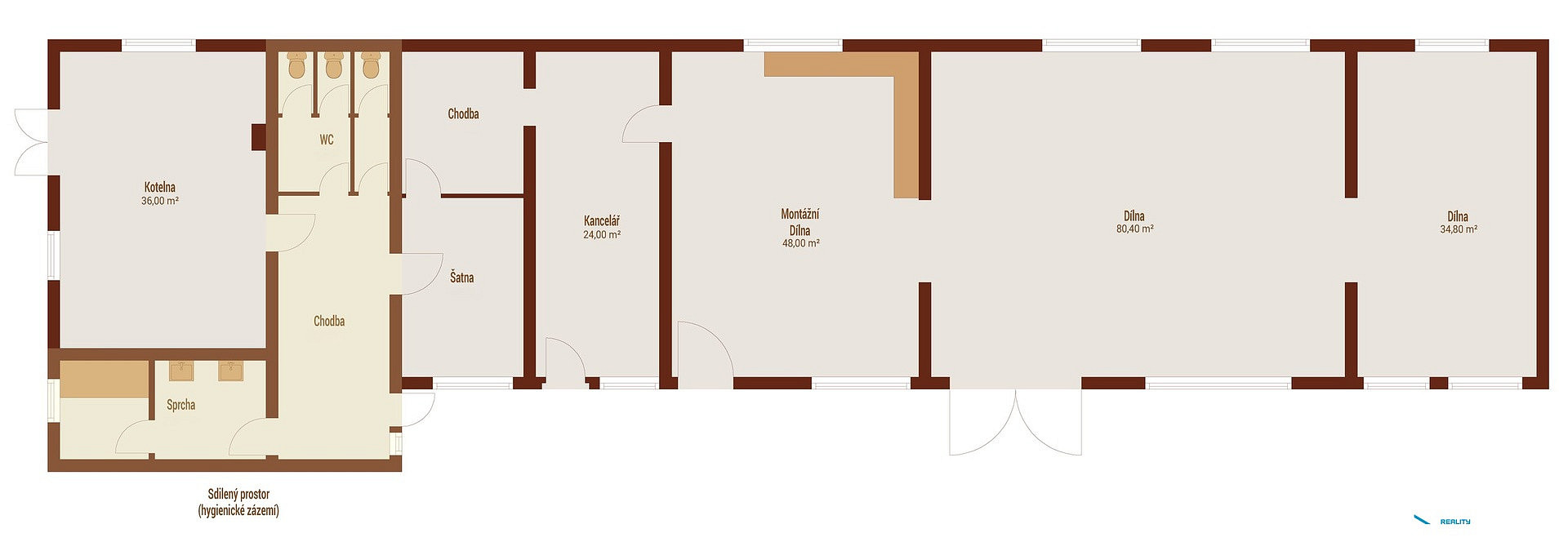 Pronájem skladovacích prostor 212 m² — photo 4