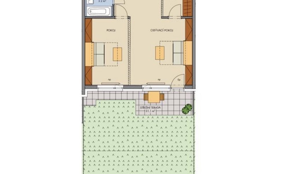 Prodej bytu 2+kk 59 m², Praha – náhled fotky 2