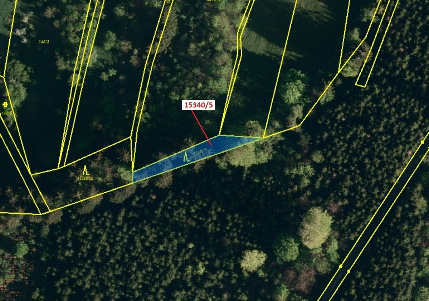 Dražba lesa 312 m² — photo 2