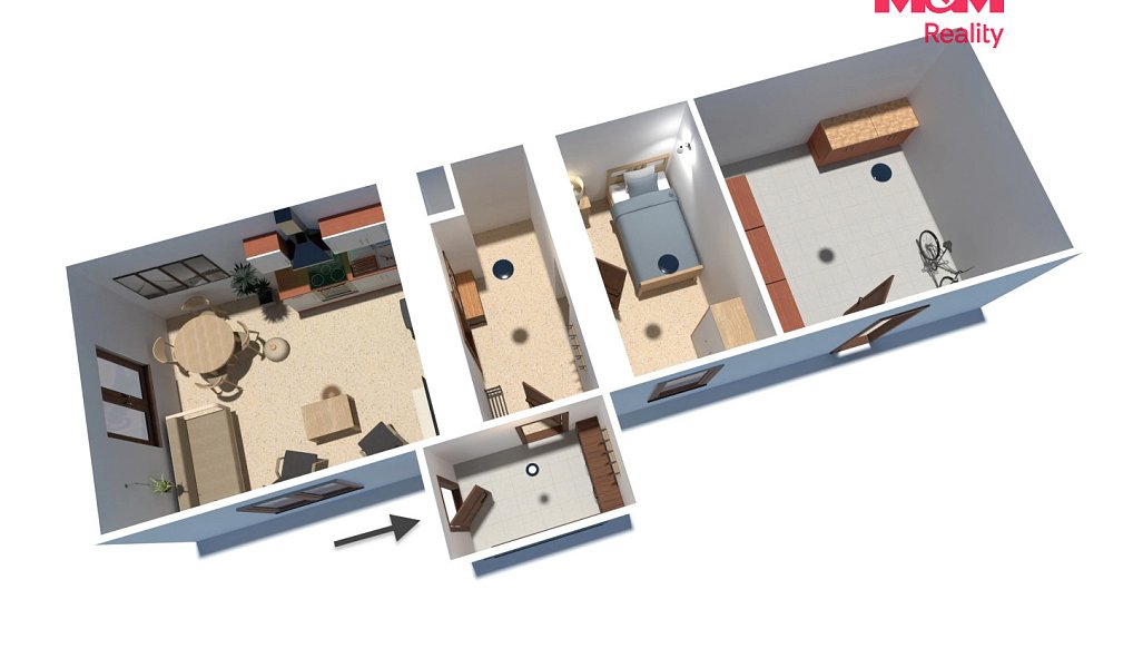 Prodej chaty/chalupy 80 m² s pozemkem 557 m², Frymburk – náhled fotky 22